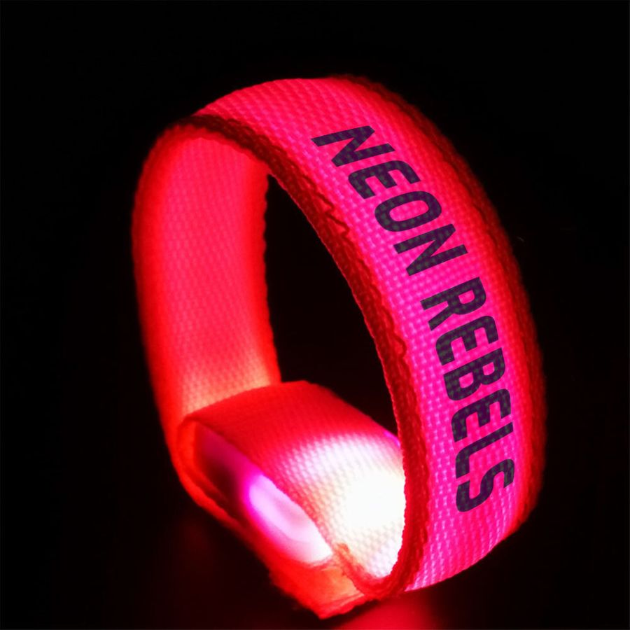 Glow Velcro Wristbands - Imprint Now