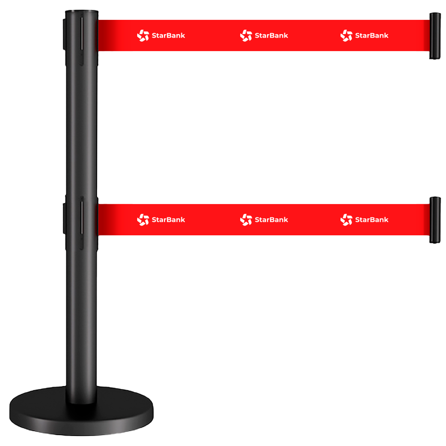Dual Belts Stanchions - Imprint Now