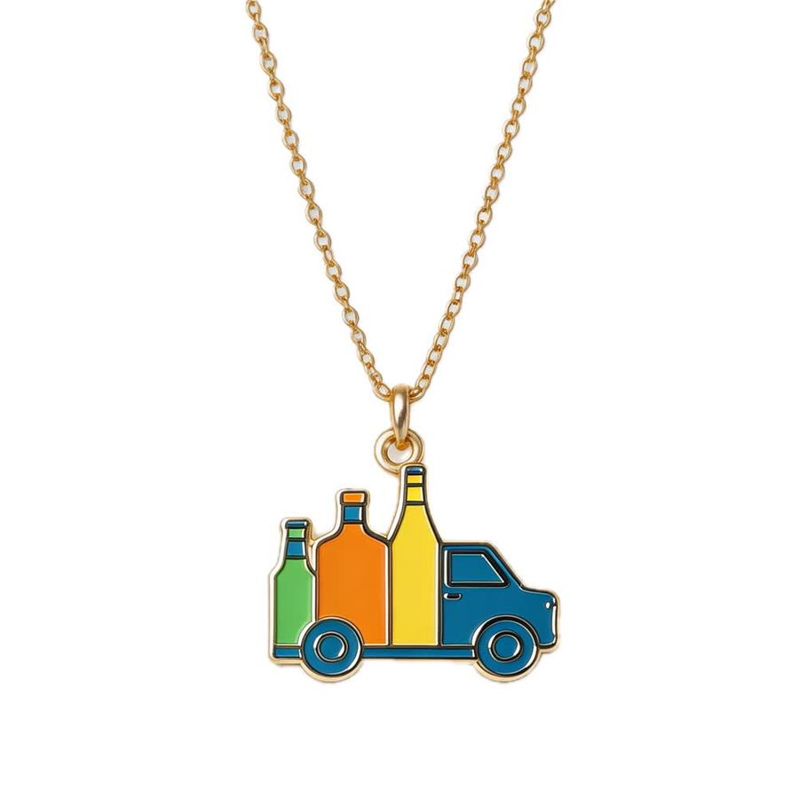 Hard Enamel Charm Necklaces - Imprint Now