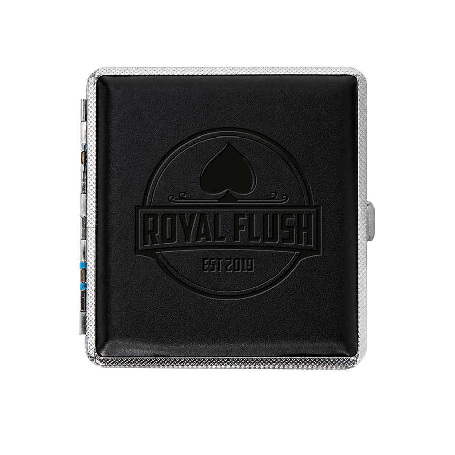 Leather Grain Metal Cigarette Cases - Imprint Now