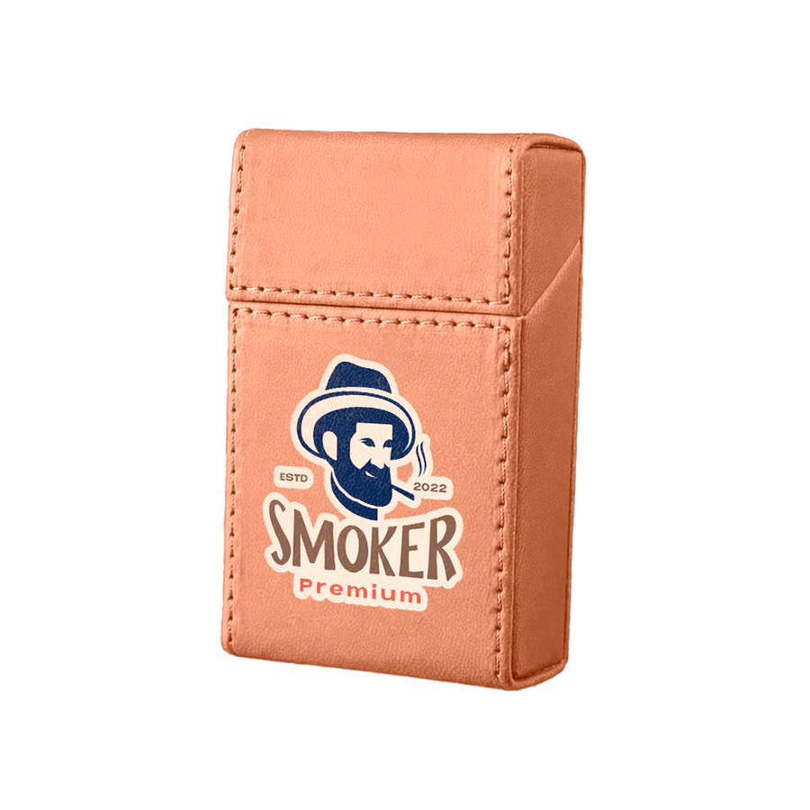 Flip Top PU Leather Full Bag Cigarette Cases - Imprint Now