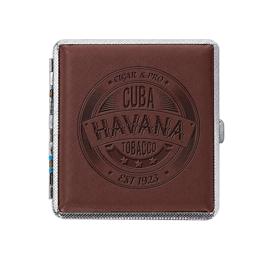 Leather Grain Metal Cigarette Cases - Imprint Now