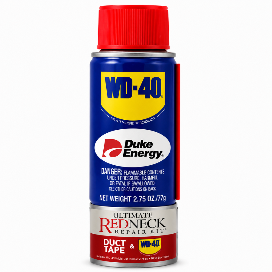 Ultimate Redneck Repair Kits, WD-40 2.75 oz Handy Cans and 6 yards of Duct Tapes - Imprint Now