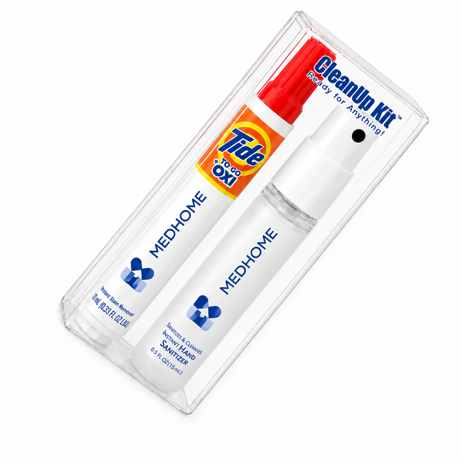 CleanUp Kit - Tide® to Go + Oxi and Sani-Pen® Clipless™ Travel Kits - Imprint Now