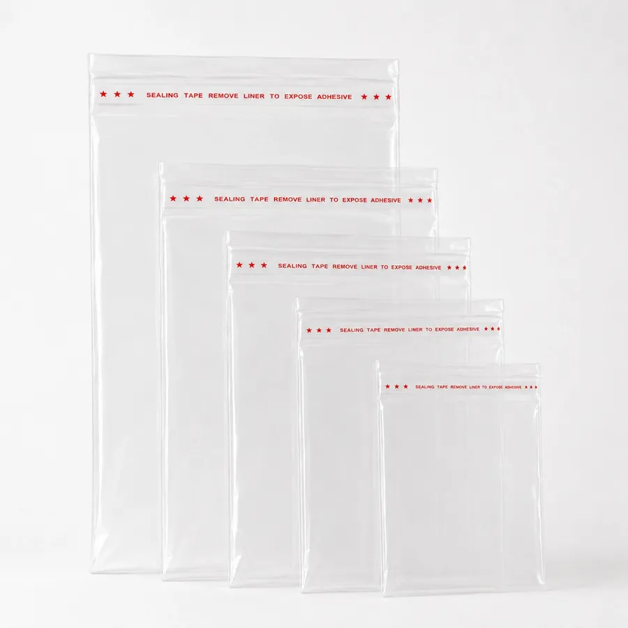 Resealable Clear Poly Bags - Imprint Now