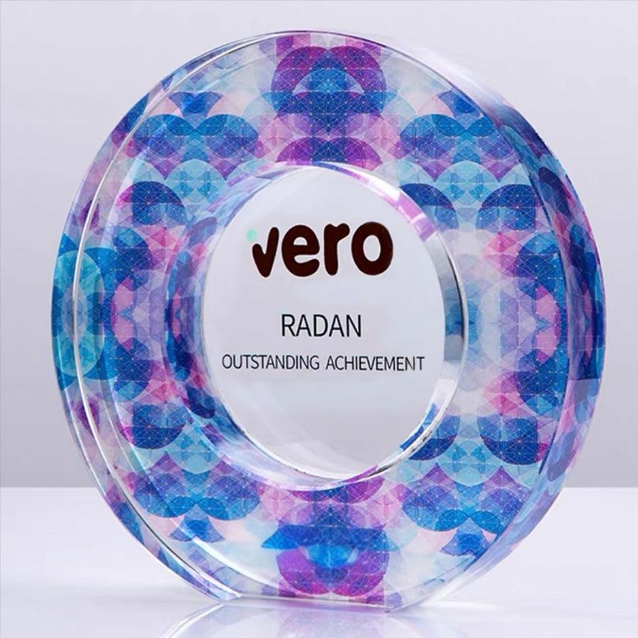 Colored Crystal Trophies - Imprint Now