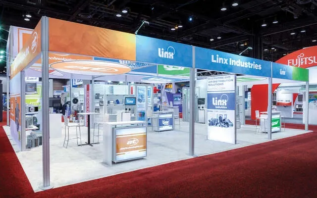 sponsored displays at a trade show for how to display sponsors at an event