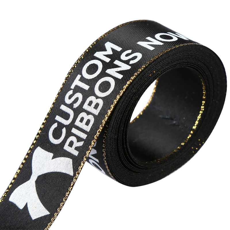 Metallic Edge Satin Ribbon