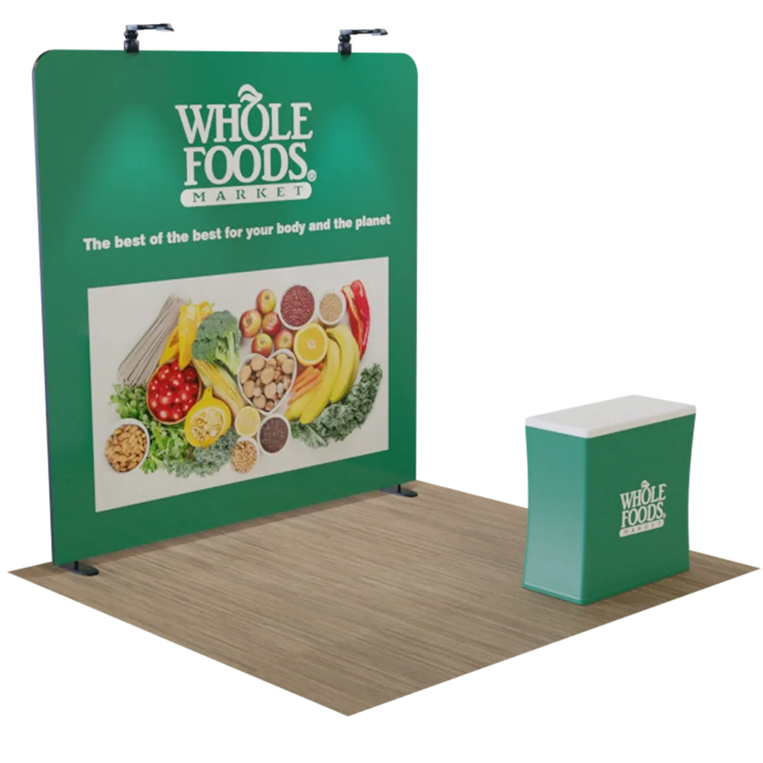 10' x 8' Straight Zip Up Display - Imprint Now